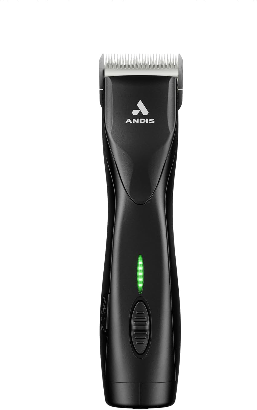 79170 Pulse Zr II 5-Speed Detachable Blade Clipper. Cordless Animal/Dog Grooming. Removable Lithium Ion Battery. LED Charge Light. Black