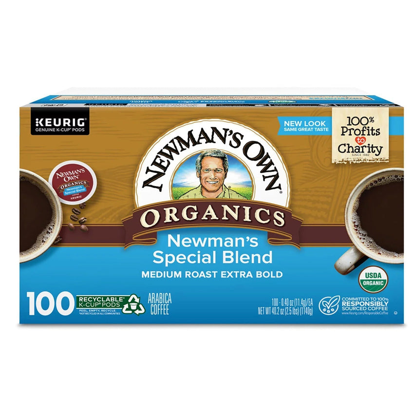 Newman's Own Organics Coffee K-Cup Pods. Special Blend (100 ct.)