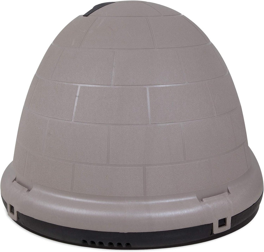 Petmate Indigo Dog House (Igloo Dog House. Made in USA with 90% Recycled Materials. All-Weather Protection Pet Shelter) for XL Dogs -90 to 125 pounds. Made in USA