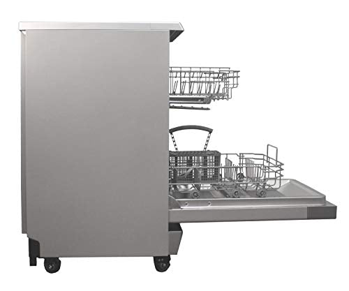 SPT SD 9263SSA Stainless Steel 18 Energy Star Portable Dishwasher