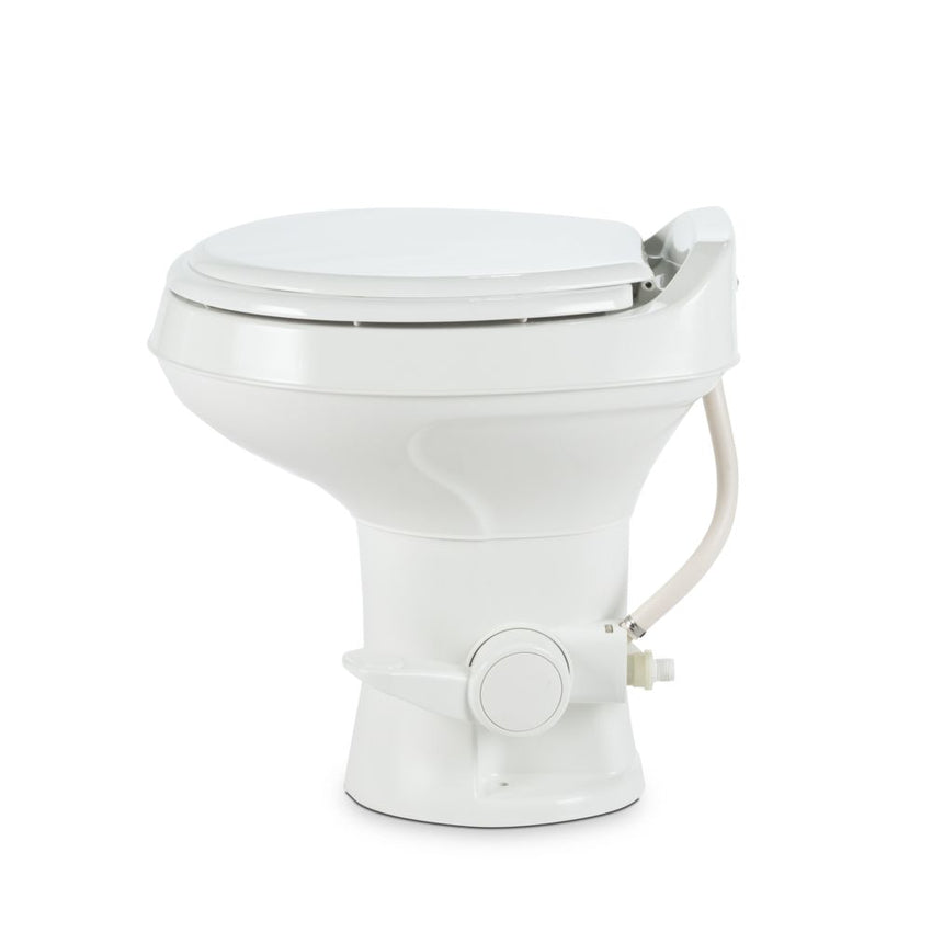 Dometic 302300071 300 Series Standard Height Heavy Duty Plastic RV Toilet. White