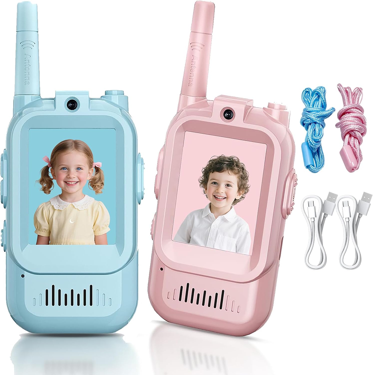 Video Walkie Talkies Gift Toys for Age 3-12 Boys Girls