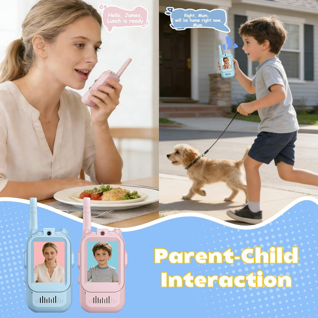 Video Walkie Talkies Gift Toys for Age 3-12 Boys Girls