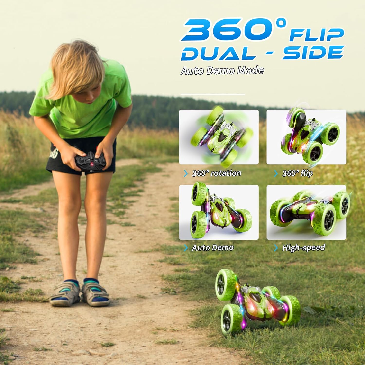 Remote Control Car – 4WD 360° Flip