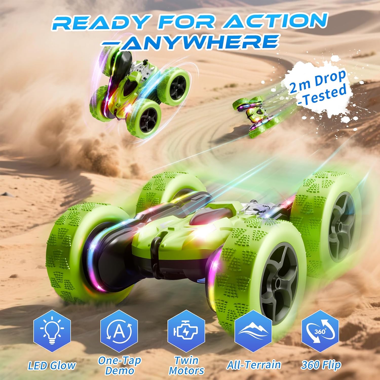 Remote Control Car – 4WD 360° Flip