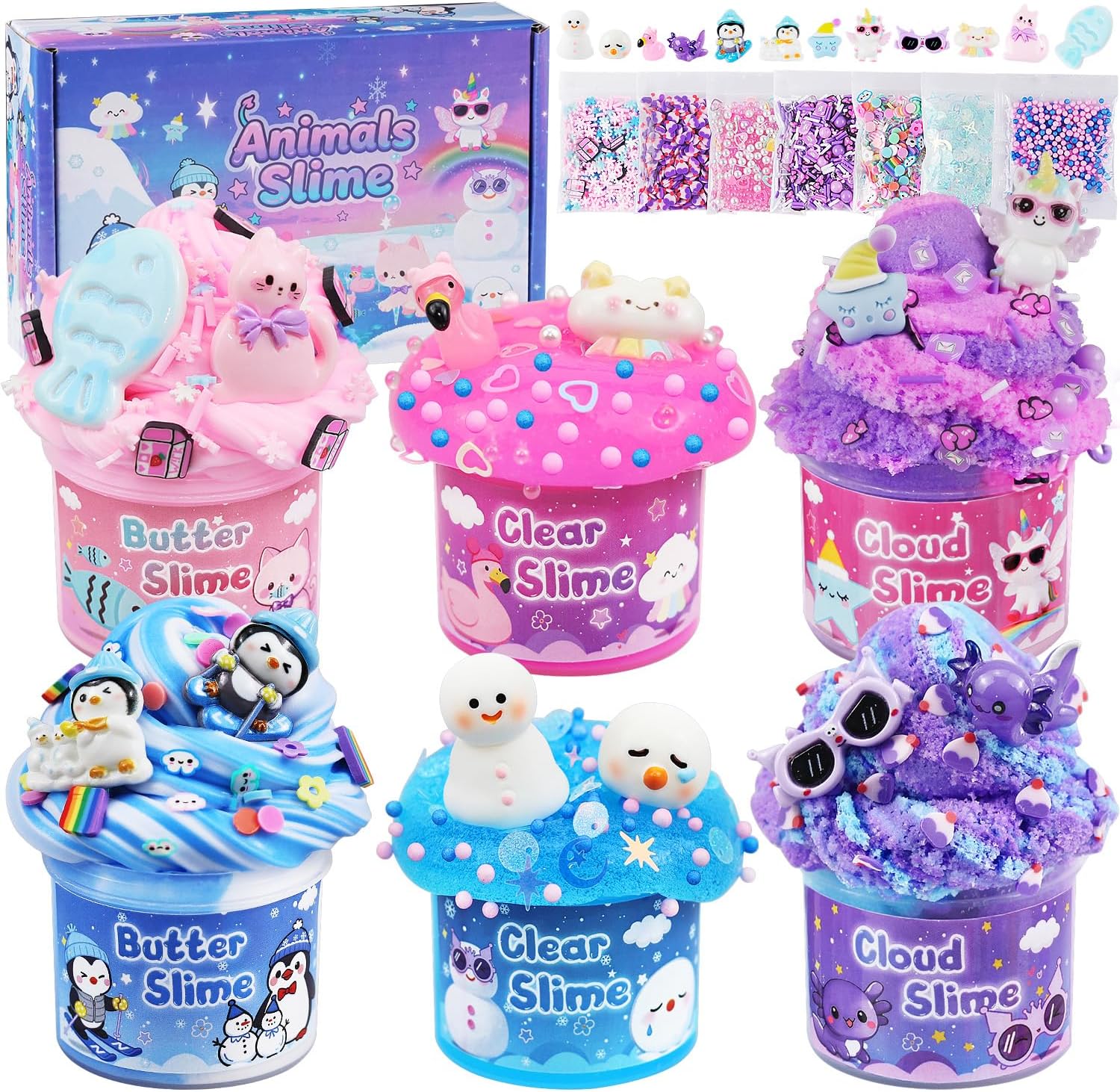 Cloud Slime kit for Girls Ages 8-12