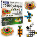 TOSY Magnet Fidget Spinner Mini - 8 Blocks. 3 in 1 Toy: Transformable Fidget Spinner. Infinity Cube. 2x2 Puzzle Cube. Easter Basket Stuffers for Kids/Adults. STEM Sensory Stress Relief Toy : Toys & Games