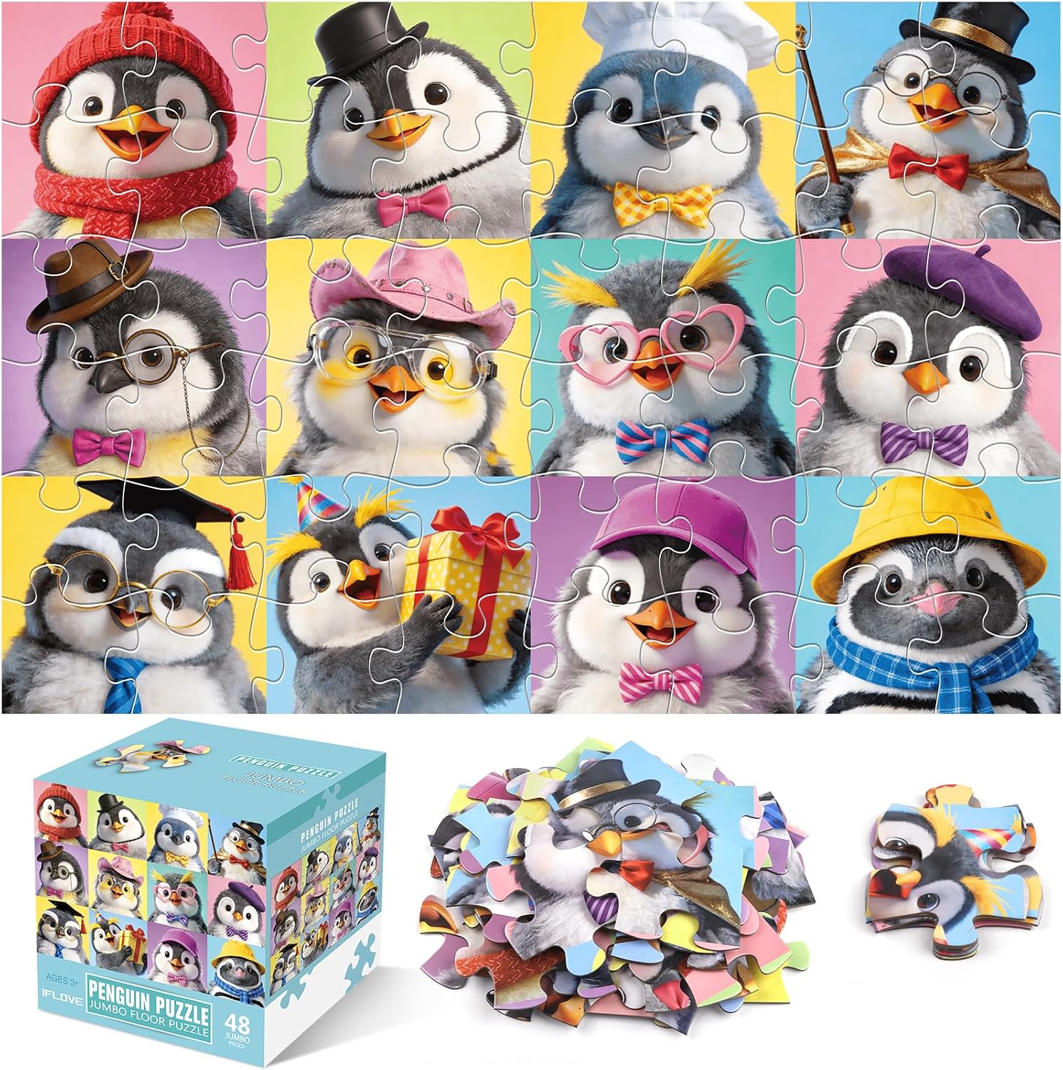 Floor Puzzles for Kids Ages 3-5 4-8