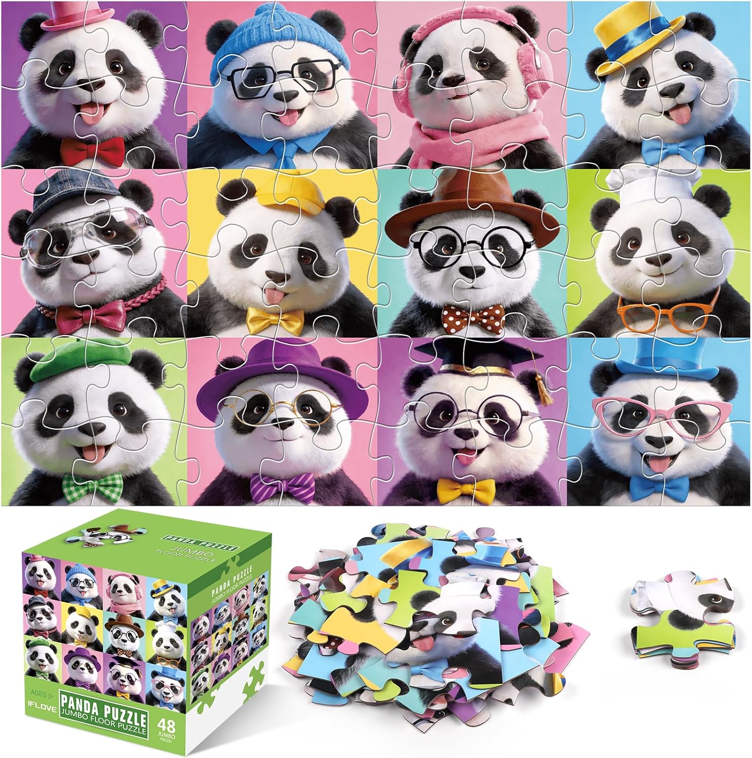 Floor Puzzles for Kids Ages 3-5 4-8