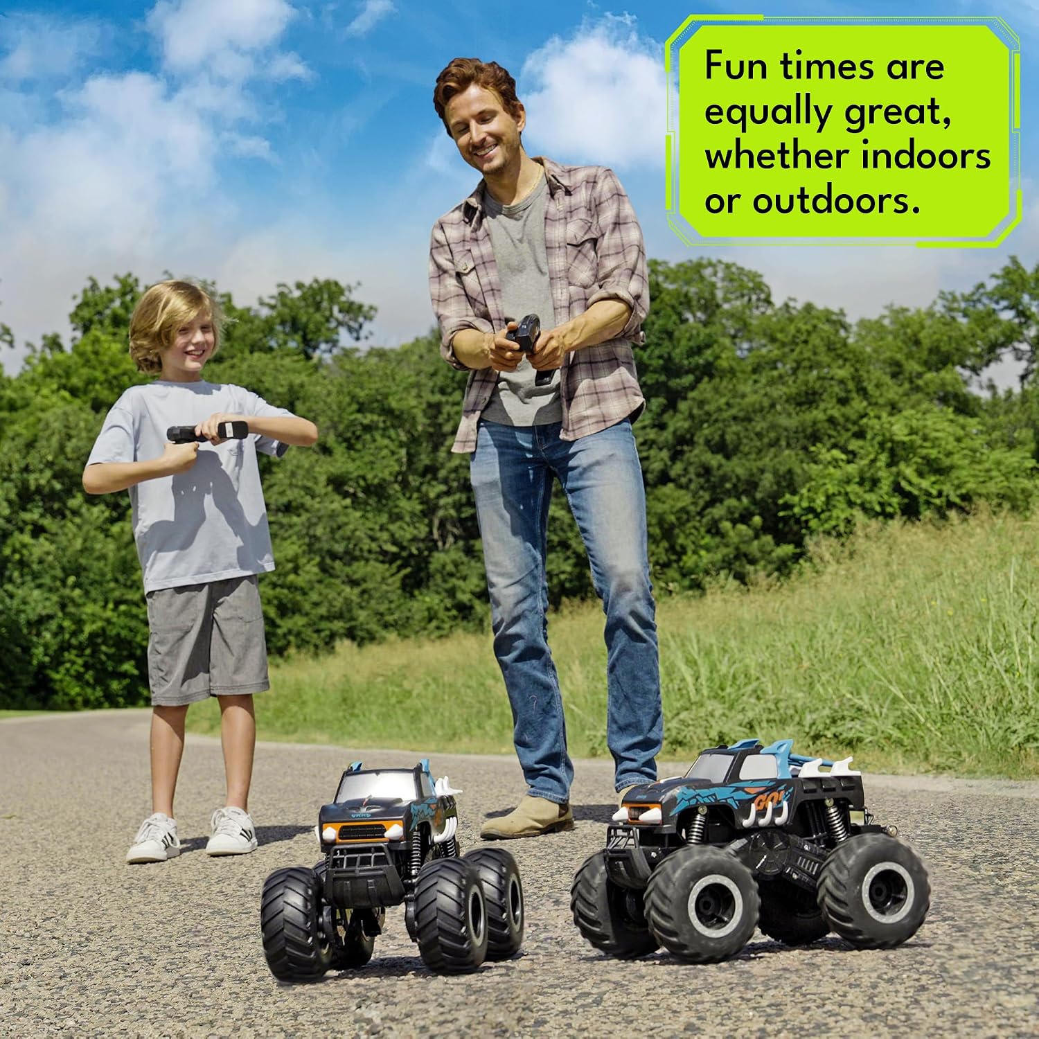 1:16 Amphibious Monster Truck All Terrain Remote Control Car Toys