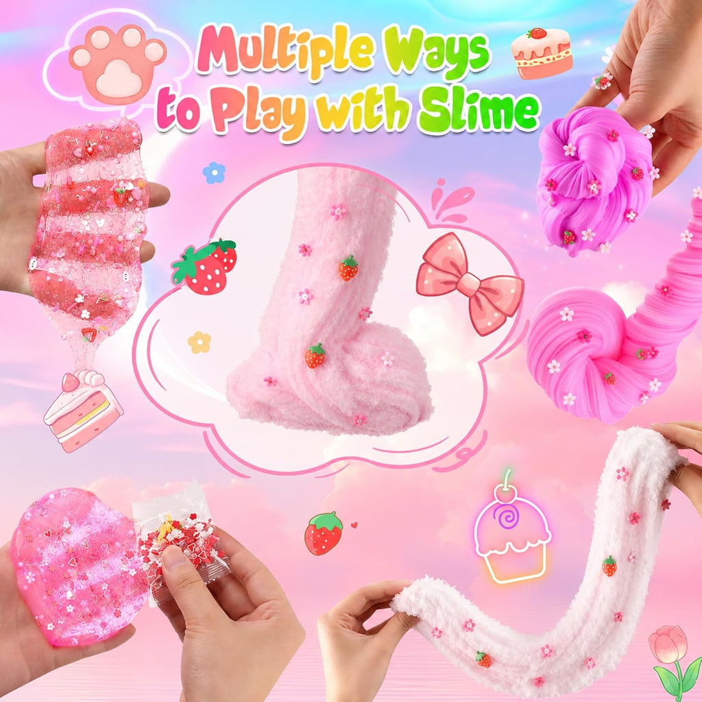 Cloud Slime kit for Girls Ages 8-12