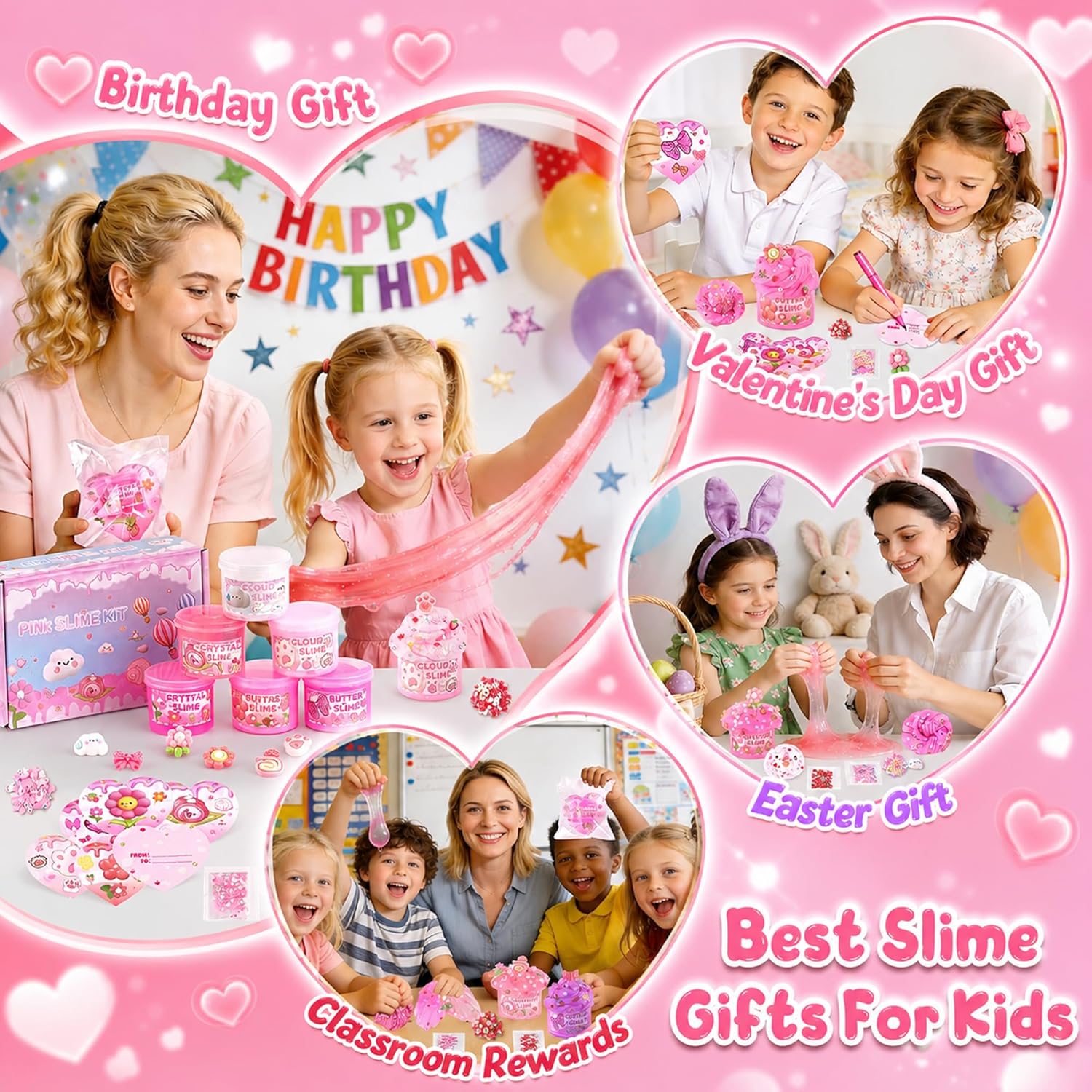 Cloud Slime kit for Girls Ages 8-12