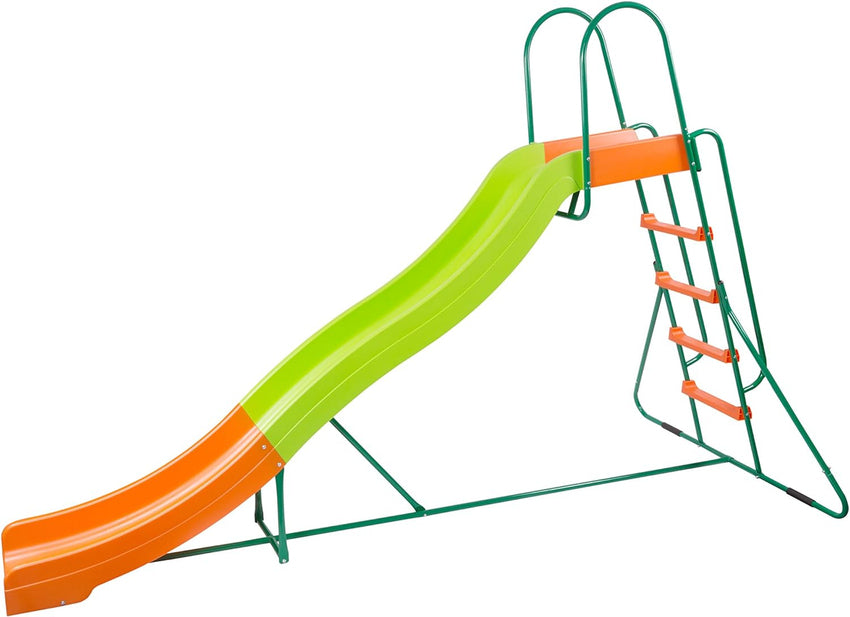 Outdoor Play Set Kids Slide: 10 ft Freestanding Climber. Swingsets. Playground Jungle Gyms Kids Love – Above Ground Pool Slide for Summer Backyard