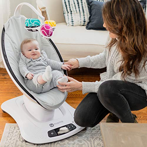 4moms® mamaRoo 4 Multi-MotionTM Baby Swing. Bluetooth Baby Rocker with 5 Unique Motions