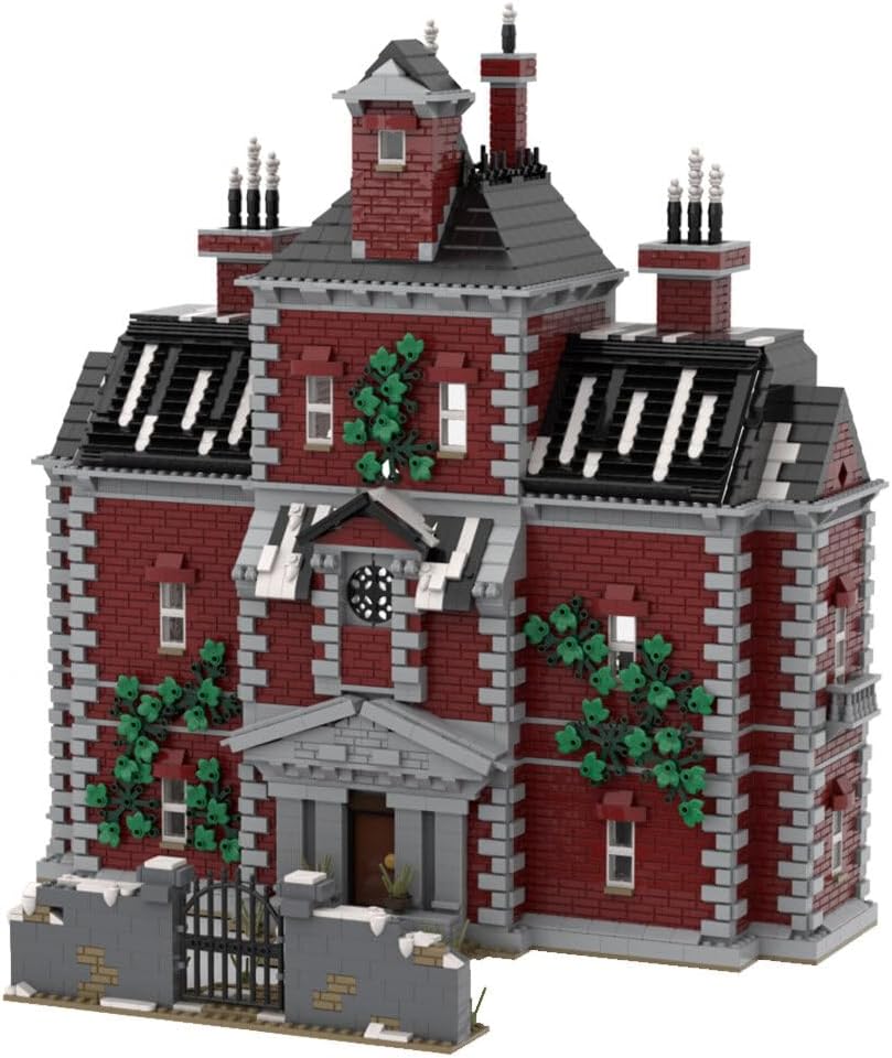 Christmas Country Church Building Kit. MOC-147549 Winter Modular Building Blocks Christmas House Building Block Building Toy (1769 Pieces)