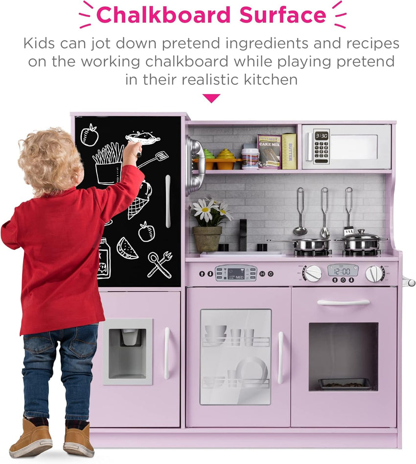 Best Pretend Kitchen Wooden Toy Set for Kids