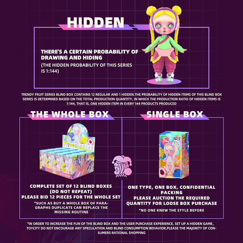 12-Pack Blind Box. Fashion Trendsetters Series Cute Blind Box Action Figures Popular Collectible Toys Birthday Halloween Christmas Gifts