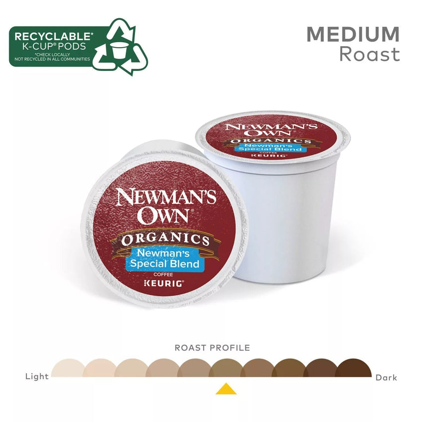 Newman's Own Organics Coffee K-Cup Pods. Special Blend (100 ct.)