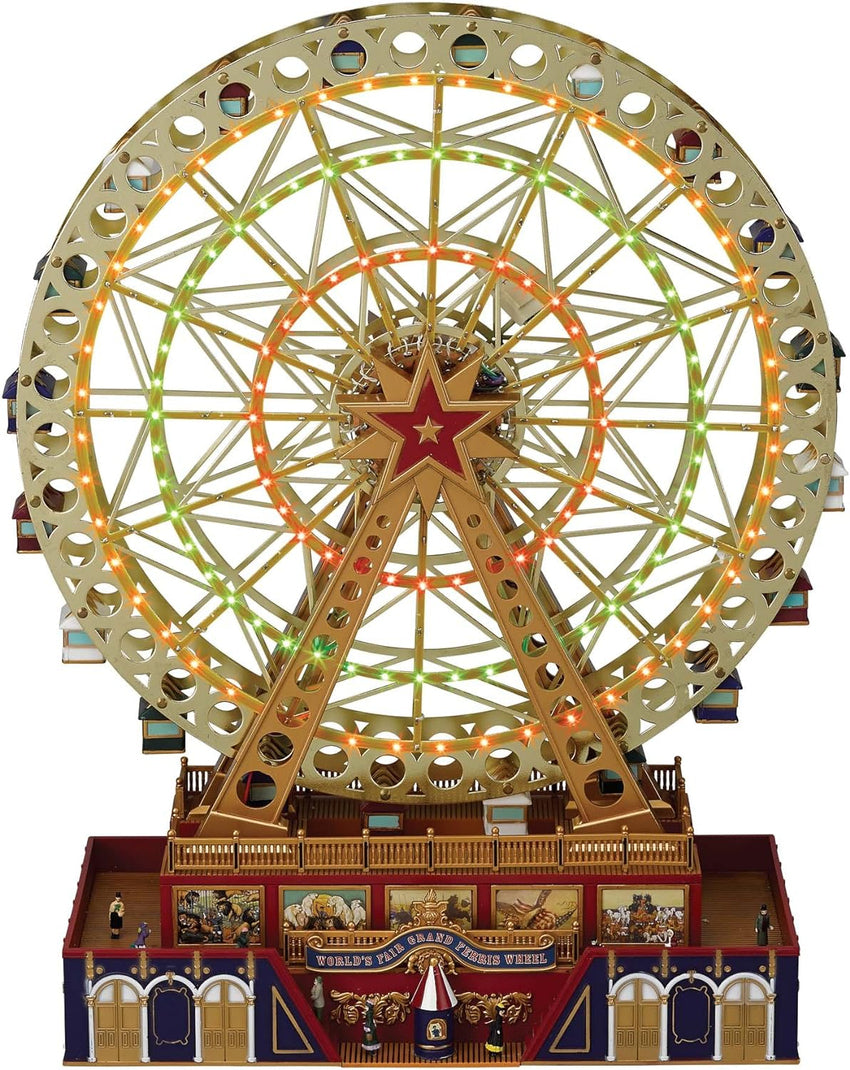 World's Fair Ferris Wheel Musical Animation Indoor Christmas Decor. 15. Gold & Very Merry Carousel Musical Animation Indoor Christmas Decor. 12. Red