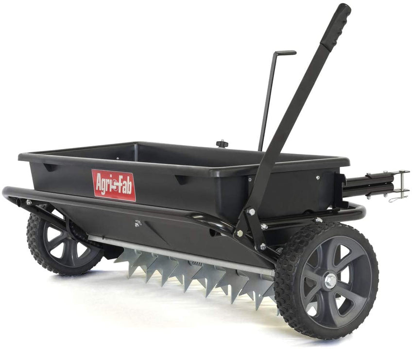 45-0543 100 lb. Tow Spiker/Seeder/Spreader. Black