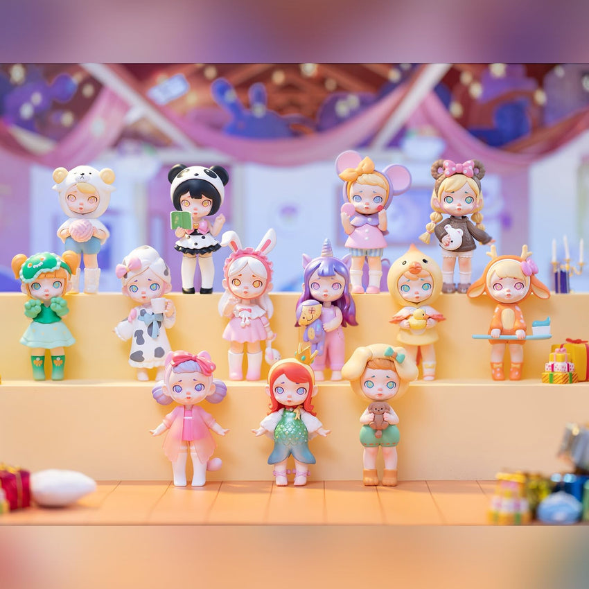 12-Pack Blind Box. Fashion Trendsetters Series Cute Blind Box Action Figures Popular Collectible Toys Birthday Halloween Christmas Gifts